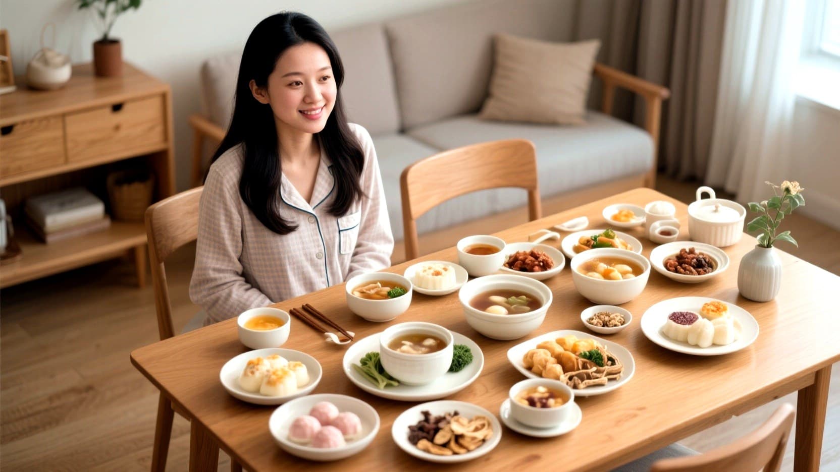 Complete Jiahua postpartum meal set